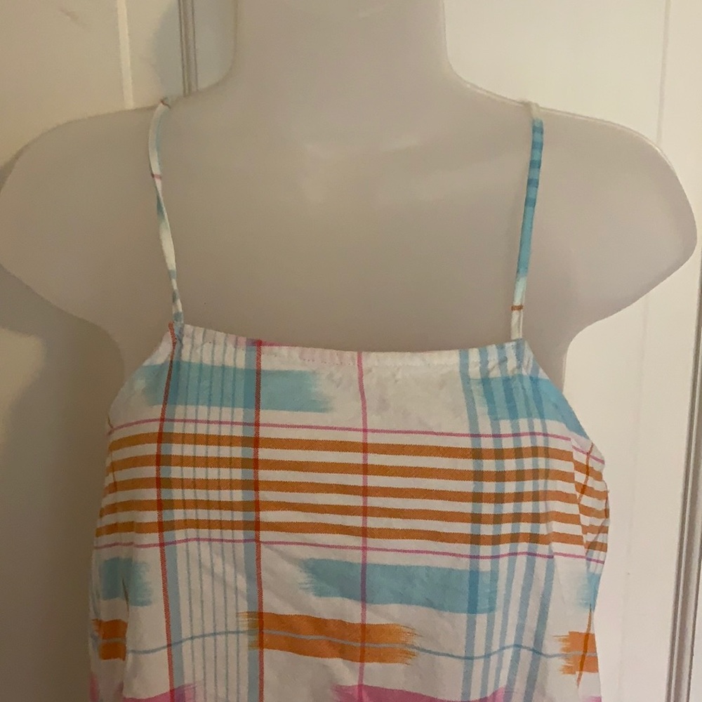 Spaghetti strap ikat print trapeze Lou & Grey Dress - Sz XS